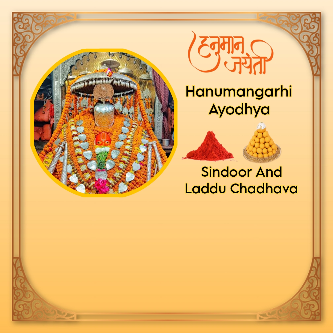 Hanumangarhi Laddu And Sindoor Chadhawa